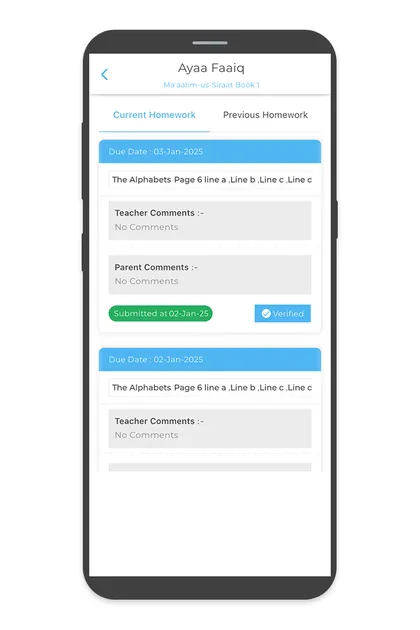 Hayati app screen 2
