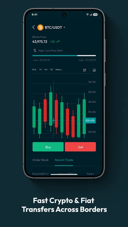 WealthTech app screen 3